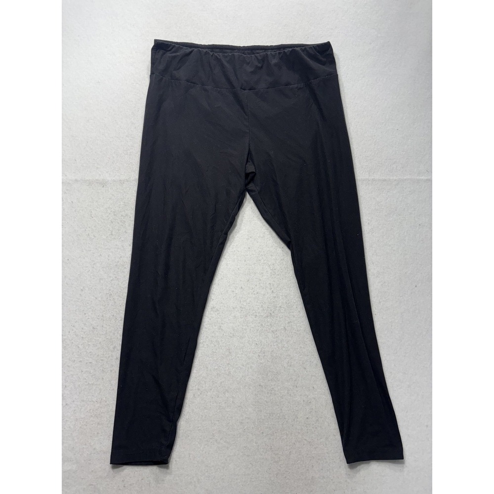 No Boundaries Leggings Womens 2XL Black High Rise 24.5" Inseam Ankle Stretch